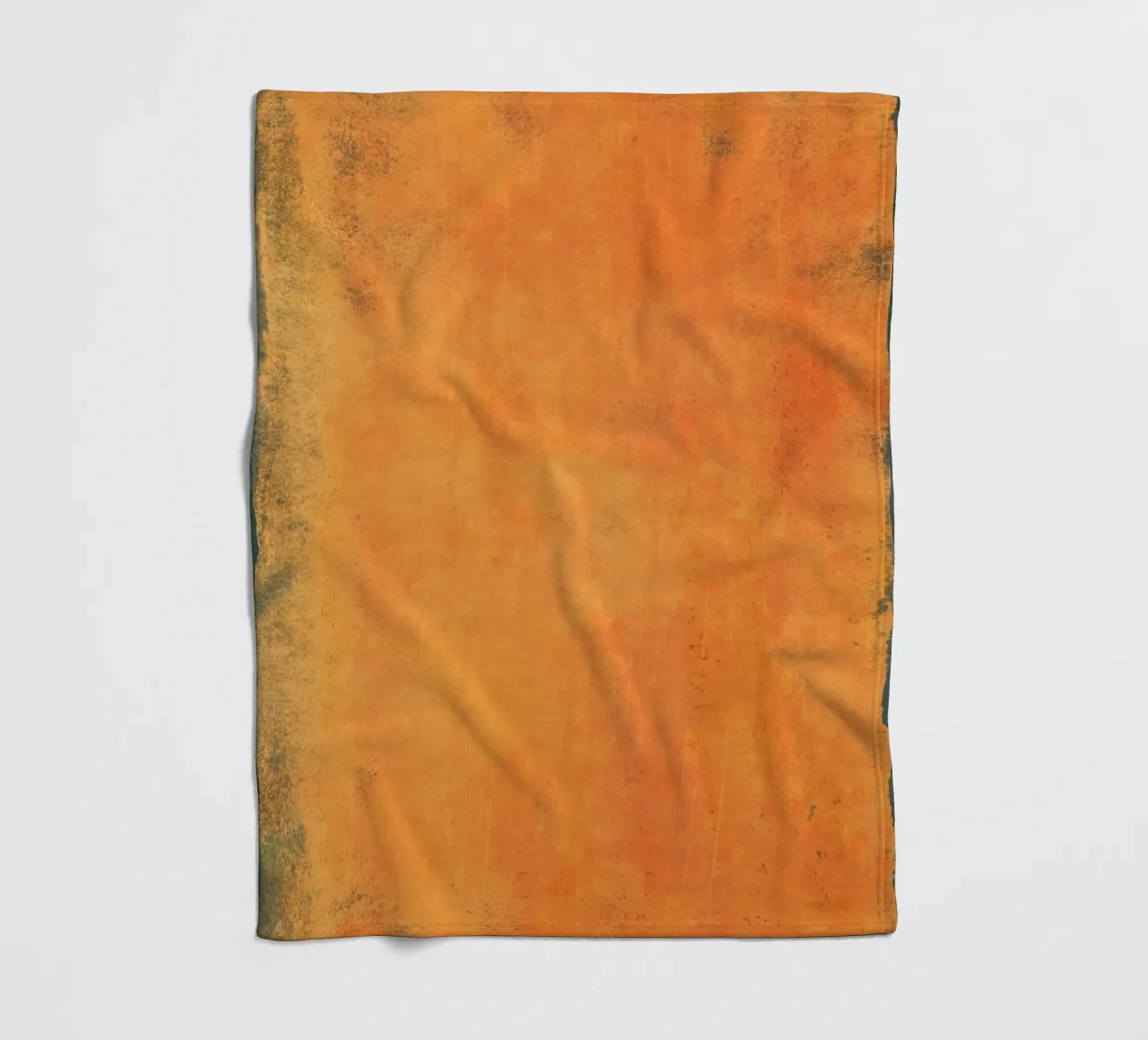 Minimal Orange Abstract Colorfield 01 coperta in pile da amini54