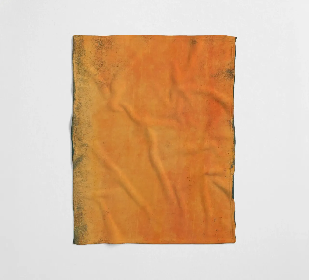 Minimal Orange Abstract Colorfield 01 coperta in pile da amini54