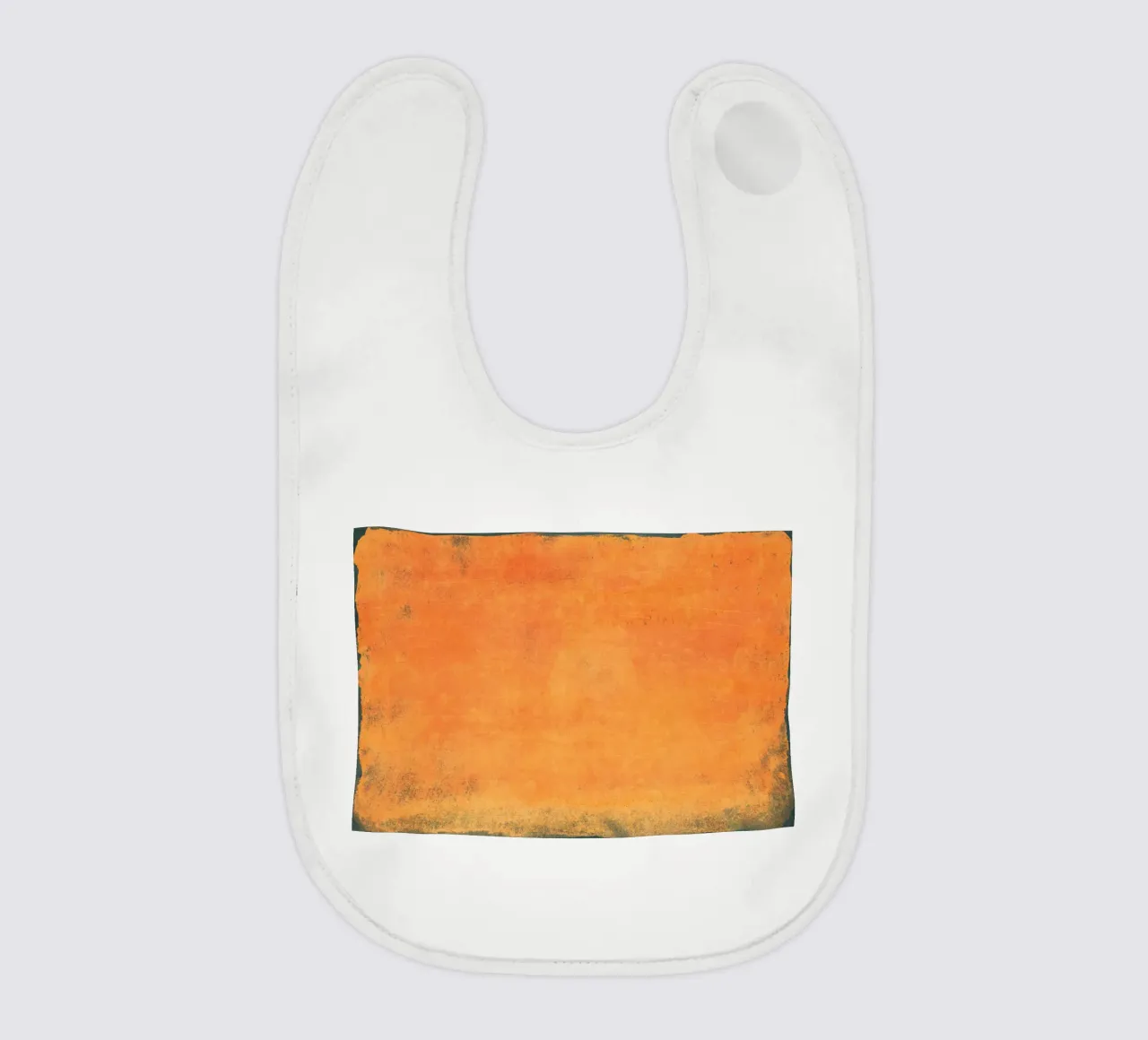 Minimal Orange Abstract Colorfield 01 bavaglino da amini54