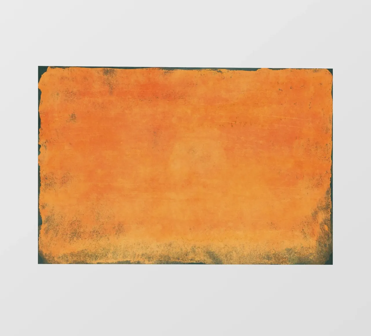 Minimal Orange Abstract Colorfield 01 pellicola backlit da amini54