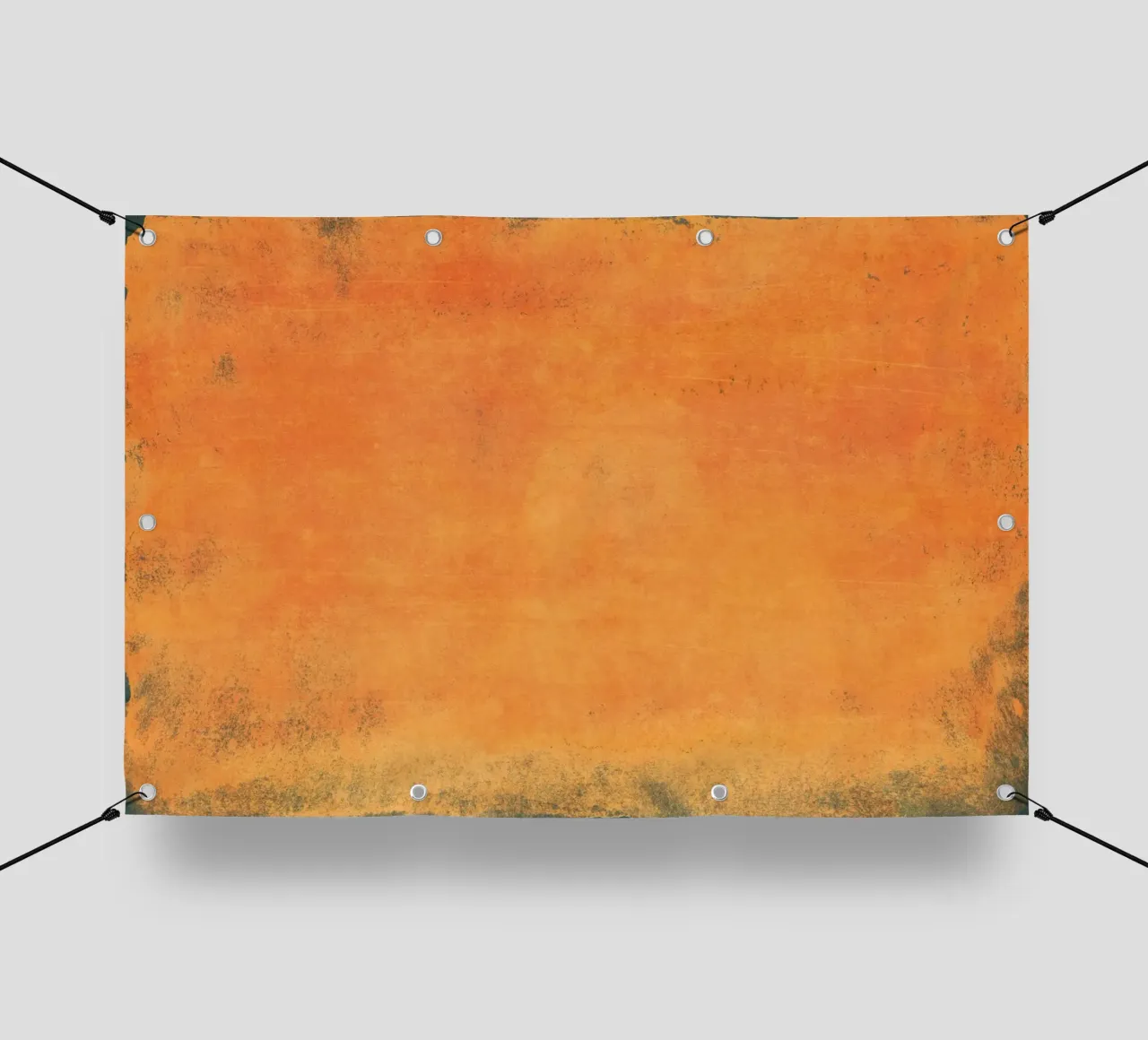 Minimal Orange Abstract Colorfield 01 telo in pvc da amini54