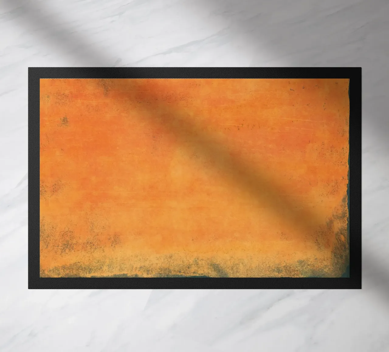 Minimal Orange Abstract Colorfield 01 zerbino da amini54