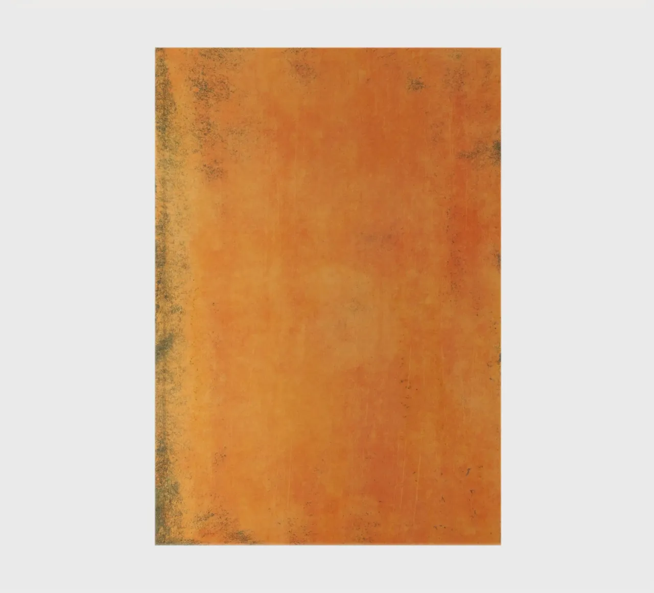 Minimal Orange Abstract Colorfield 01 notebook by amini54