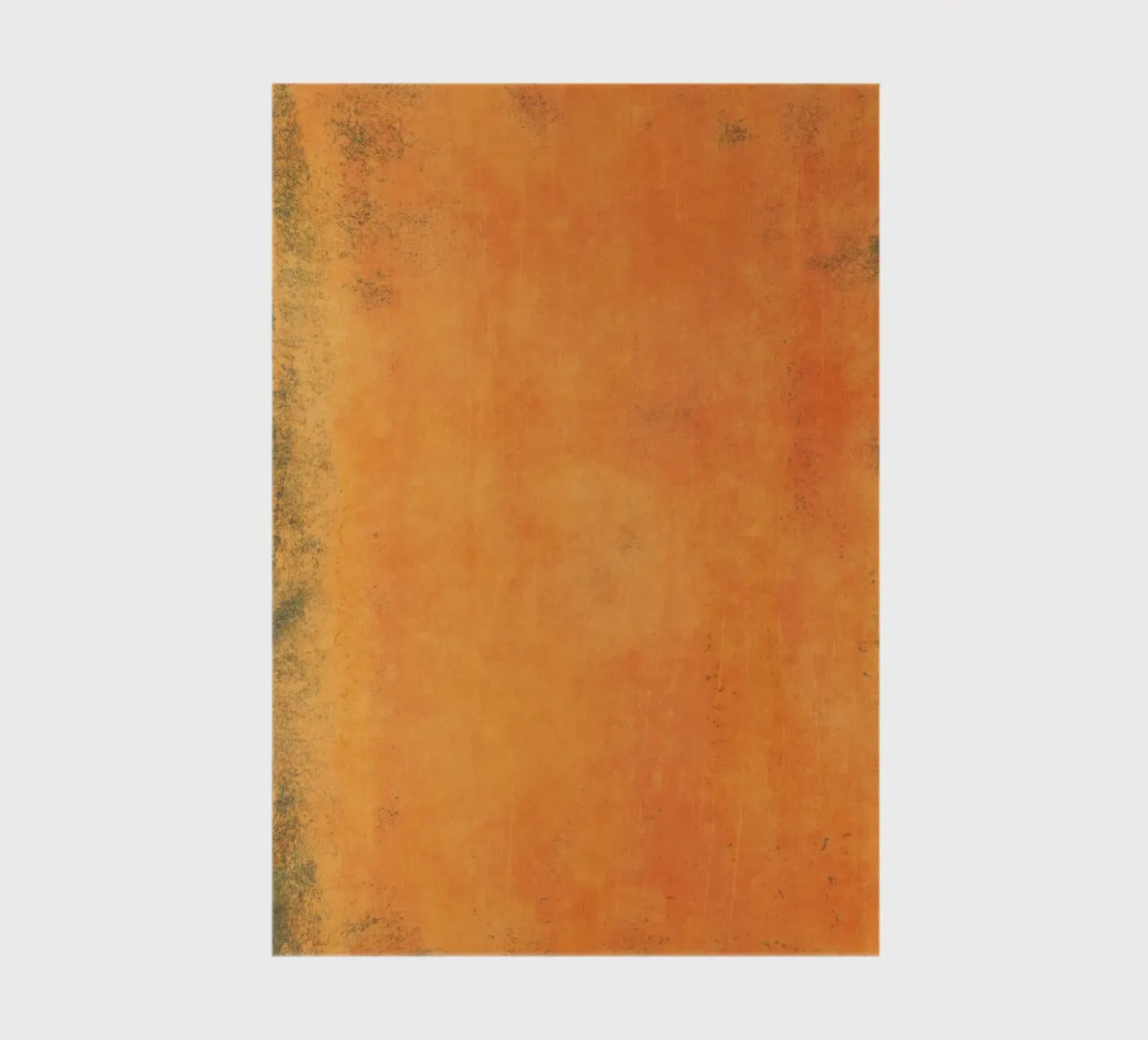 Minimal Orange Abstract Colorfield 01 notebook by amini54
