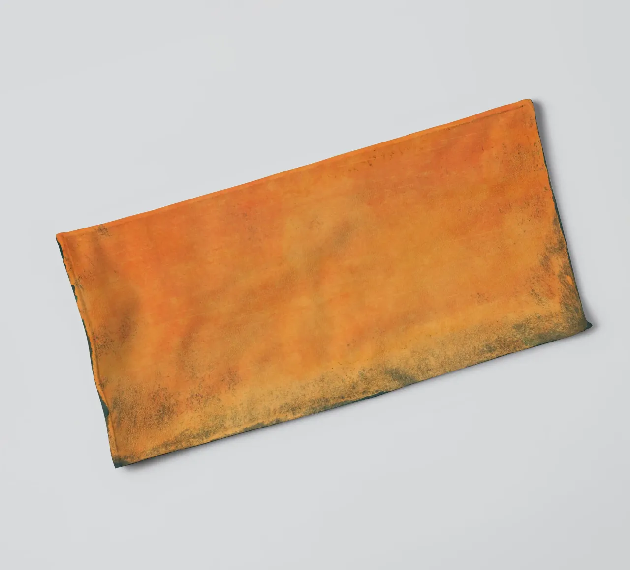 Minimal Orange Abstract Colorfield 01 asciugamano da bagno da amini54