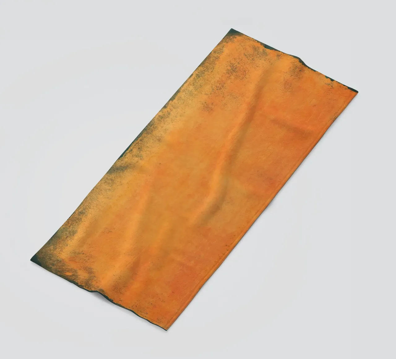 Minimal Orange Abstract Colorfield 01 telo mare da amini54