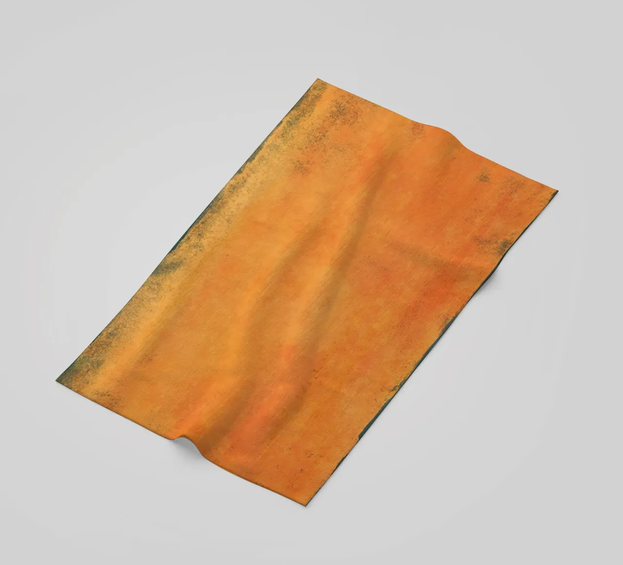 Minimal Orange Abstract Colorfield 01 telo mare da amini54