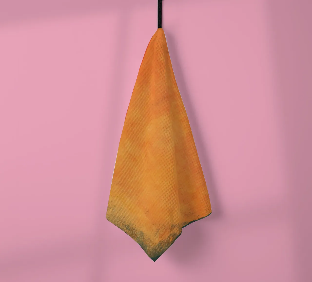 Minimal Orange Abstract Colorfield 01 canovaccio da cucina da amini54