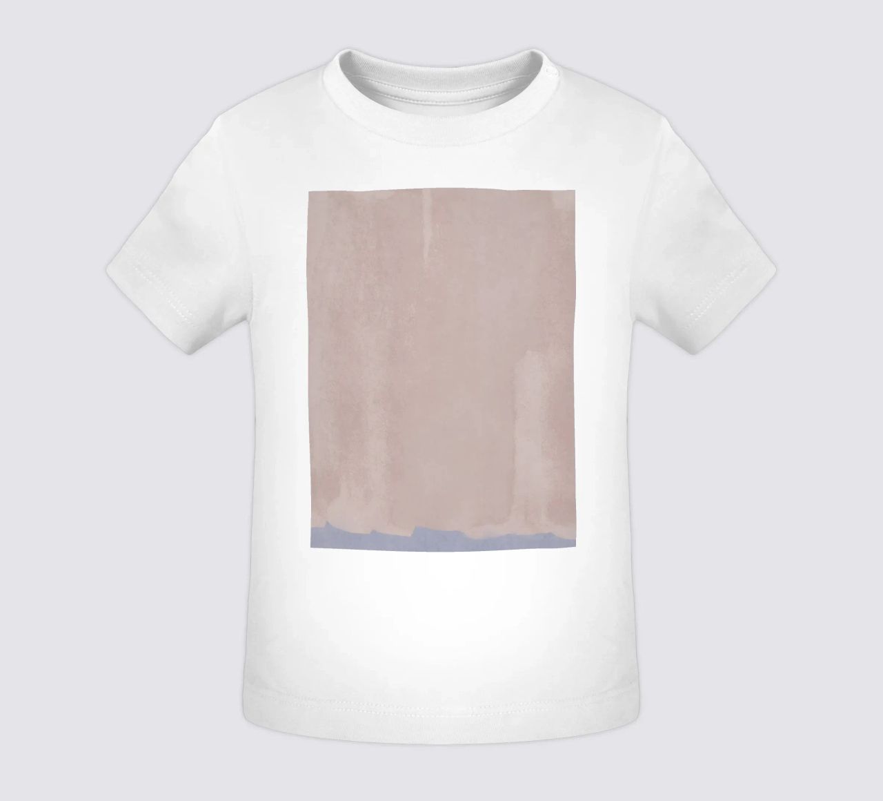 Minimal Abstract Pink Colorfield 01 maglietta neonato da amini54