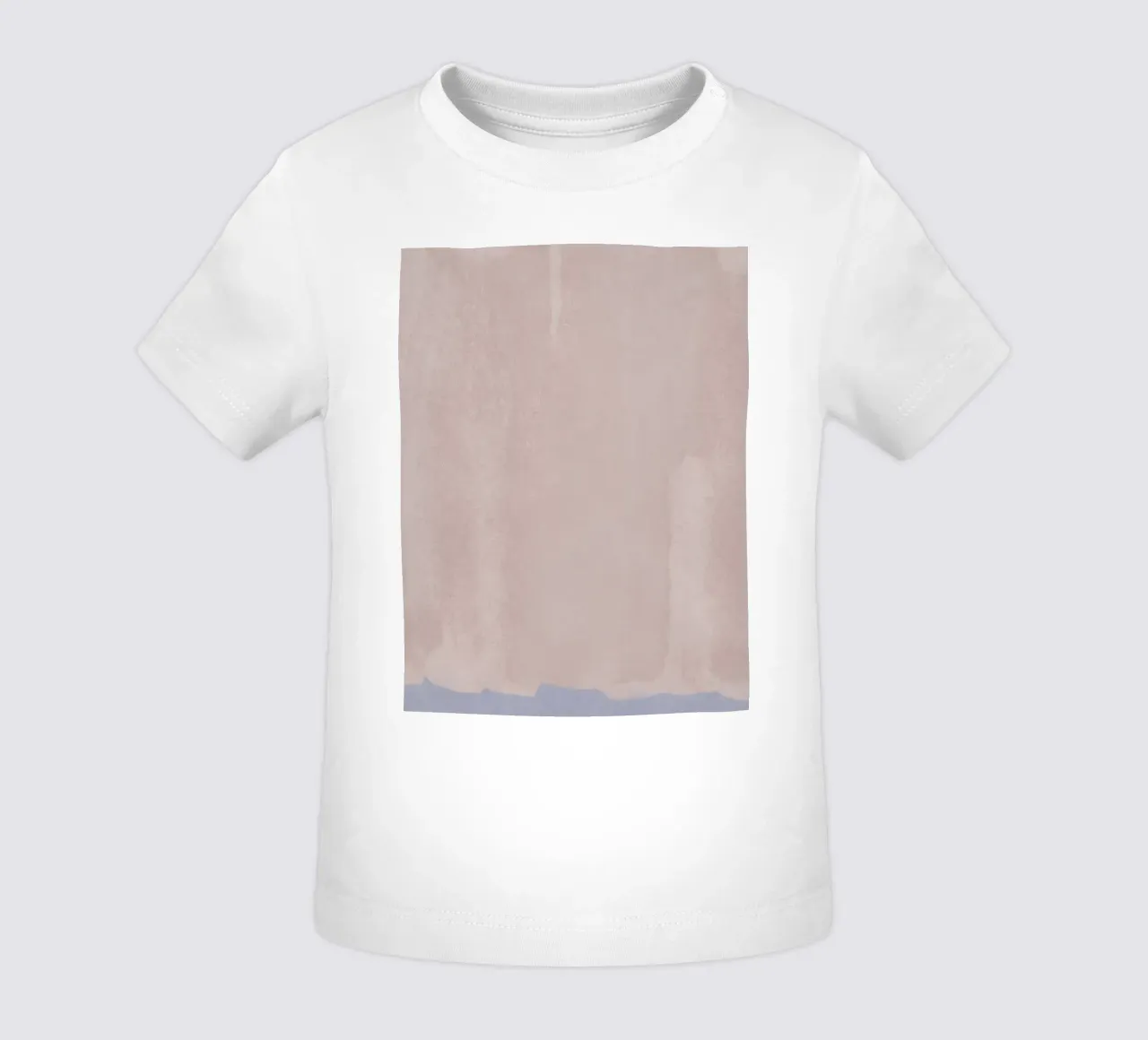 Minimal Abstract Pink Colorfield 01 maglietta neonato da amini54
