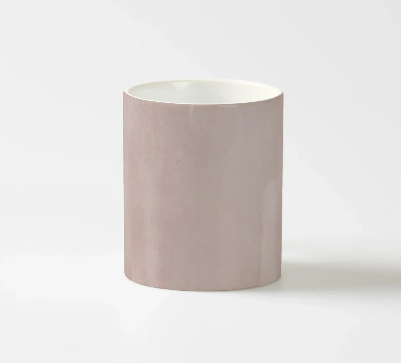 Champ de couleurs minimal abstrait rose 01 mug en céramique de amini54