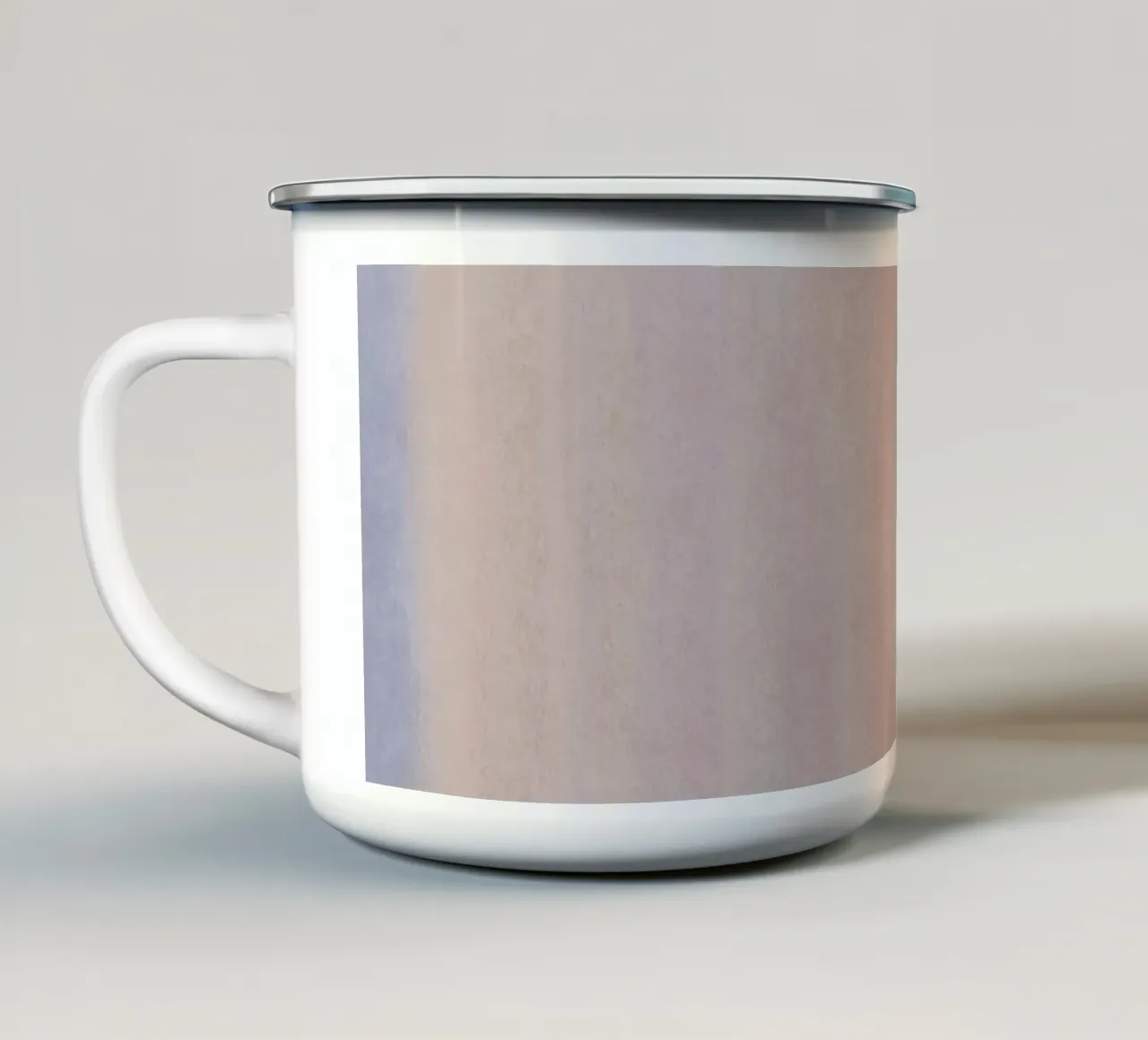 Champ de couleurs minimal abstrait rose 01 mug en émail de amini54