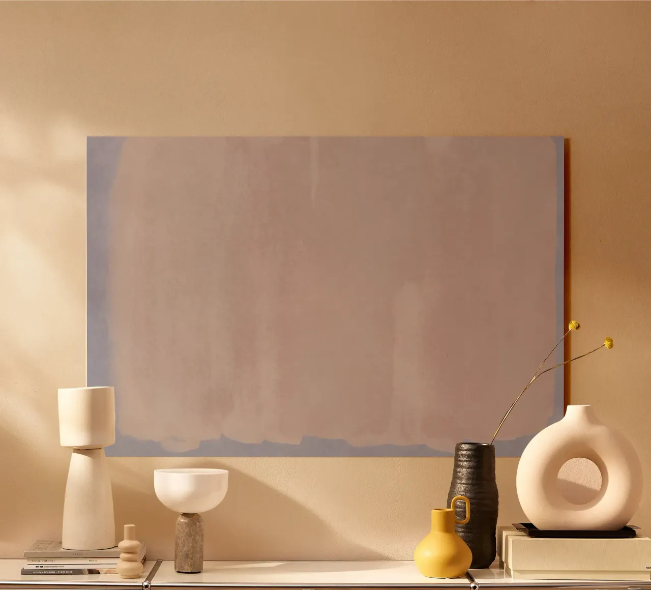 Minimal Abstract Pink Colorfield 01 plexiglass da amini54