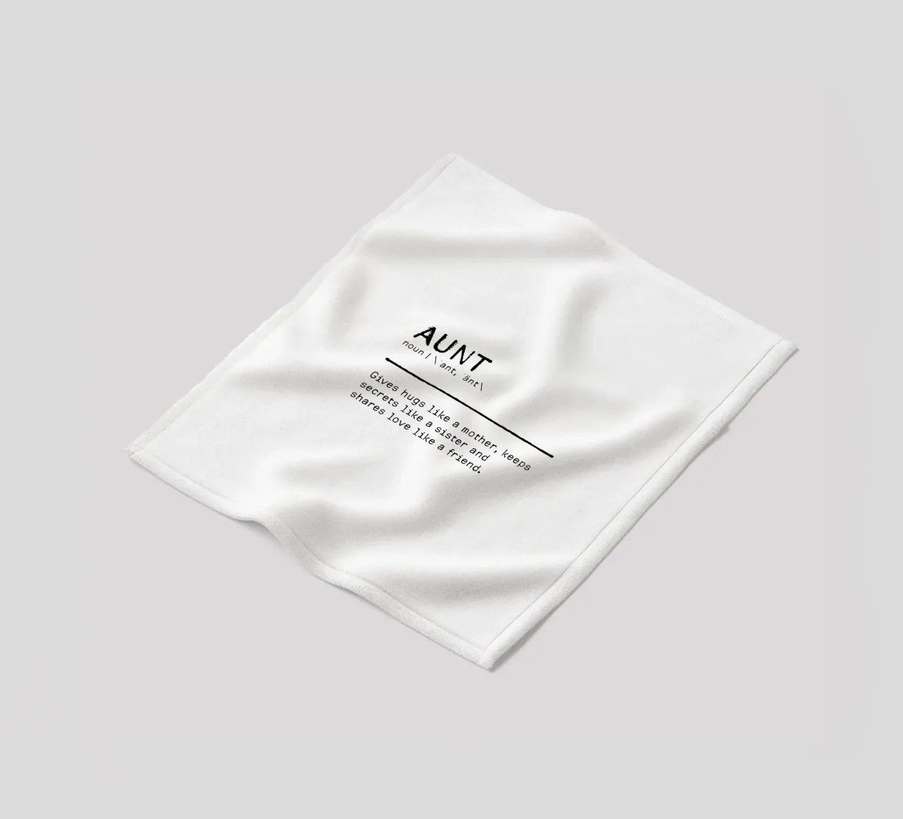 Definition Quote - Aunt I Fleecedecke von Orara Studio