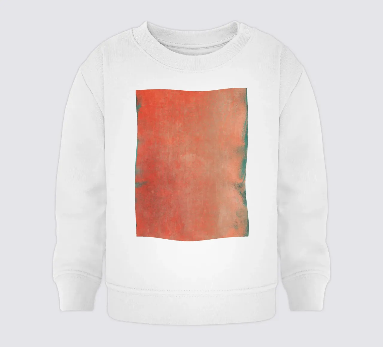 Minimal Abstract Orange Colorfield 02 felpa neonato da amini54