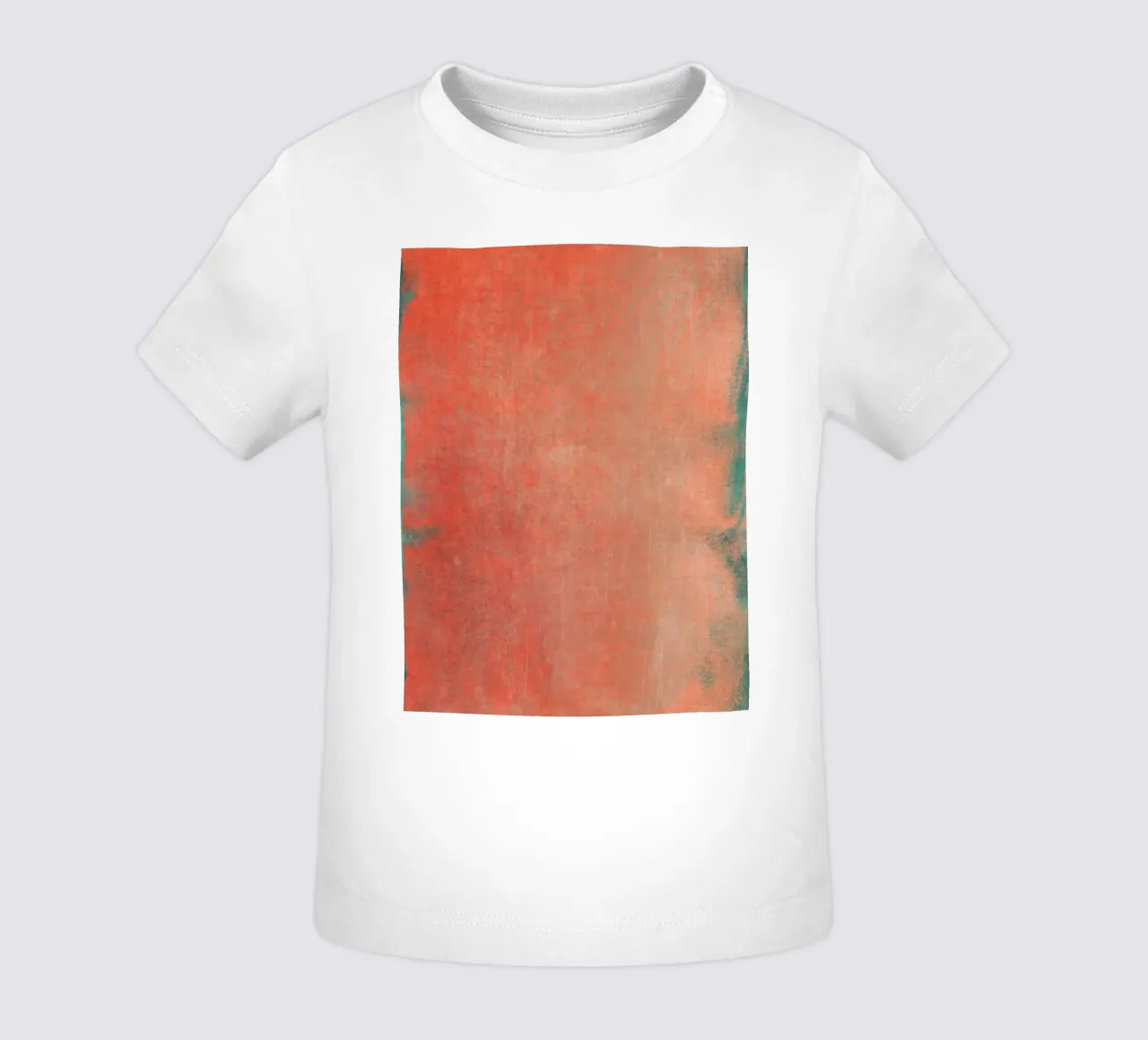 Minimal Abstract Orange Colorfield 02 maglietta neonato da amini54