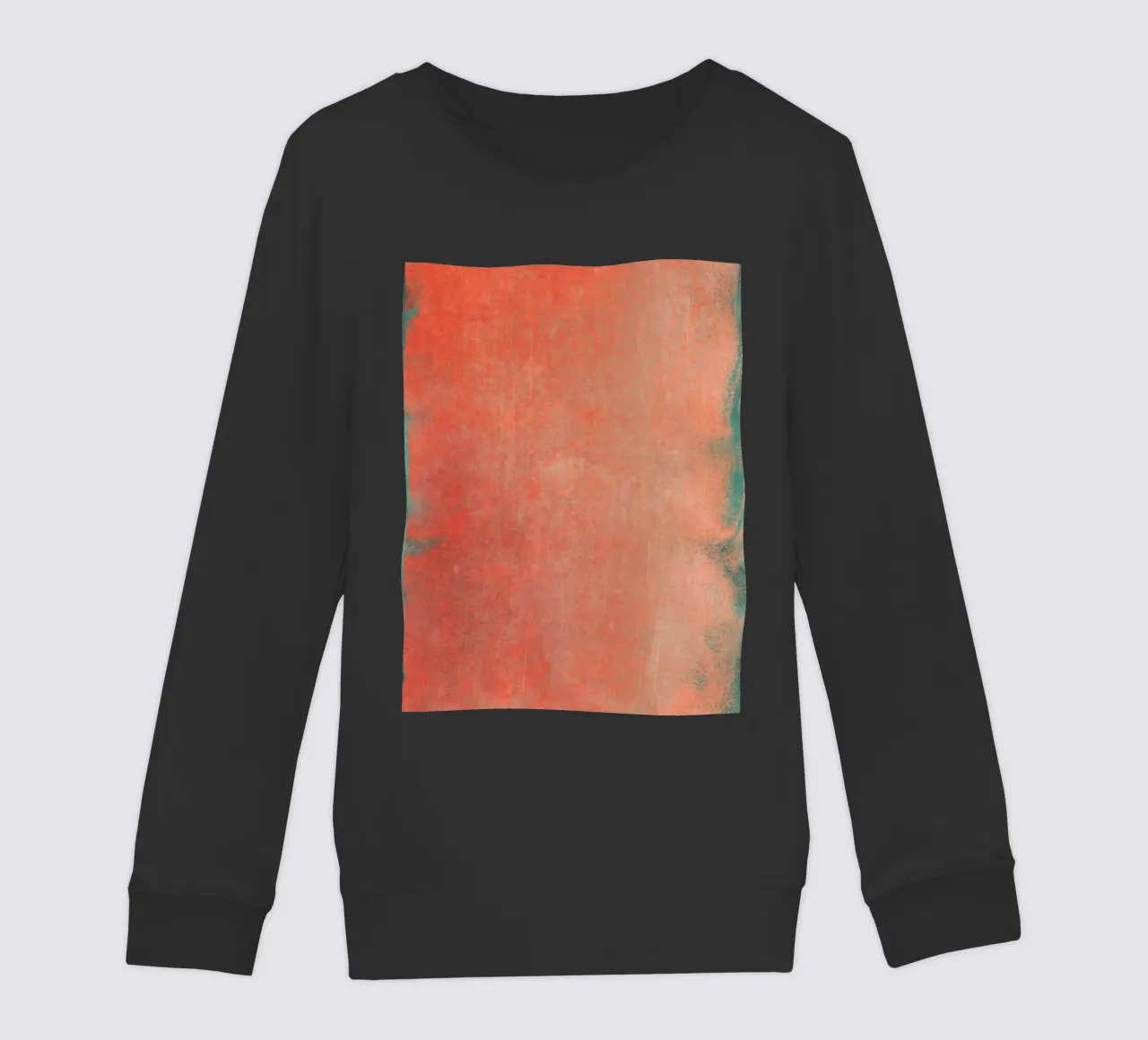 Minimal Abstract Orange Colorfield 02 felpa bambino da amini54