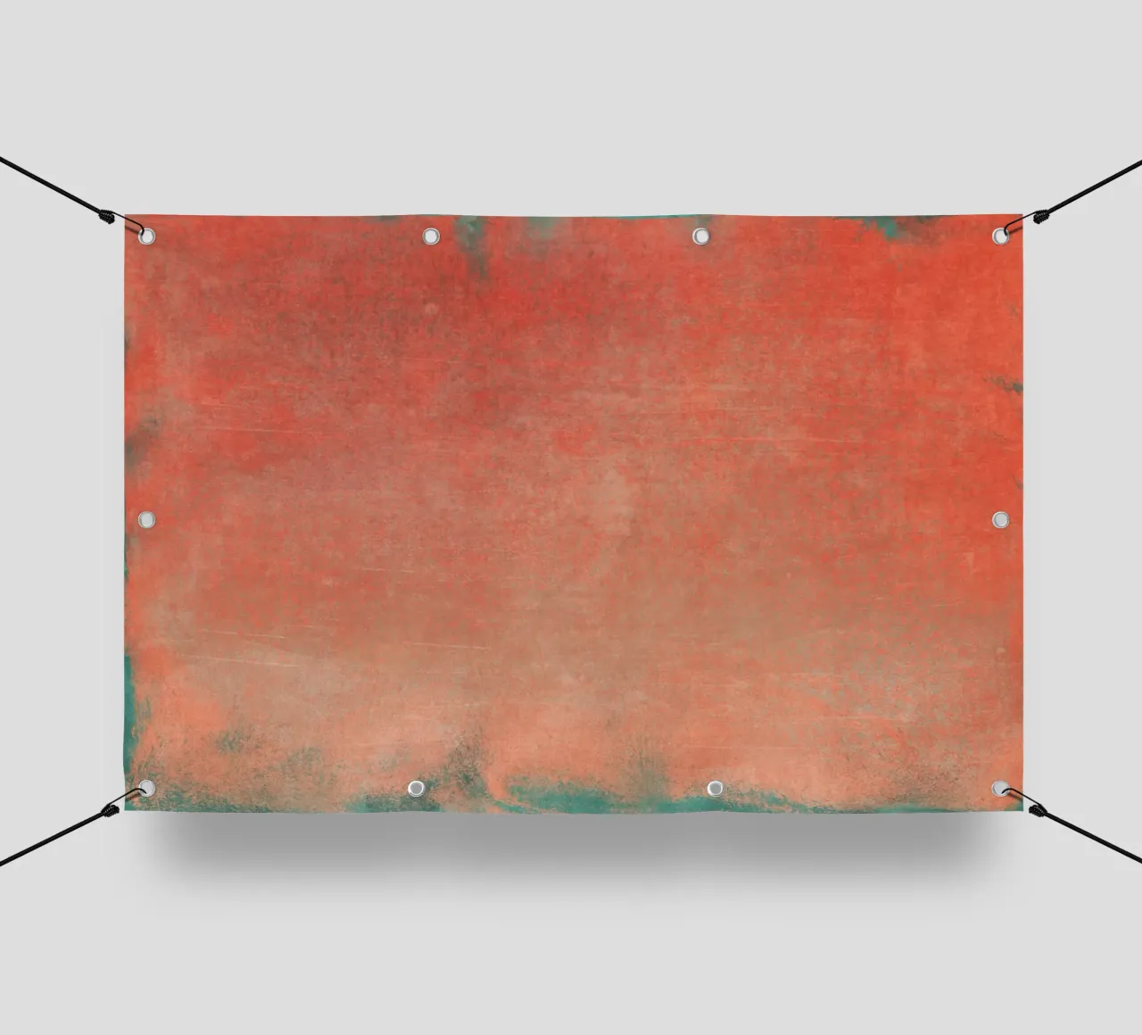 Minimal Abstract Orange Colorfield 02 telo in pvc da amini54