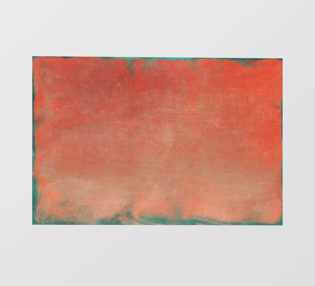 Minimal Abstract Orange Colorfield 02 telo in pvc da amini54