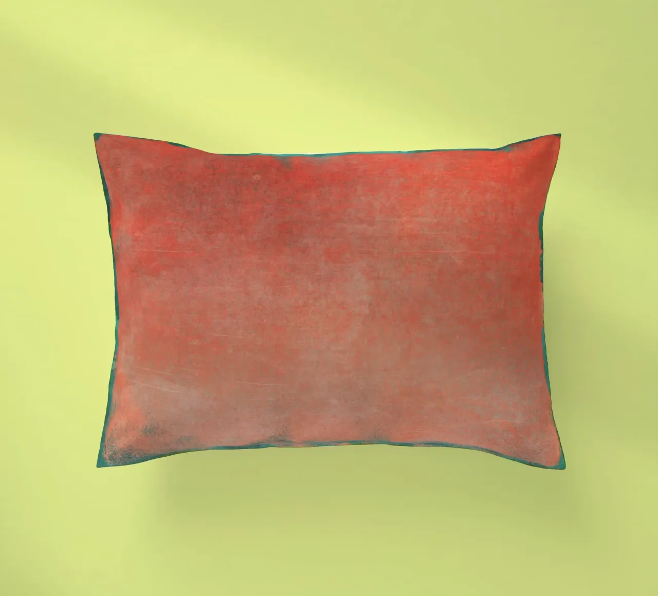 Minimal Abstract Orange Colorfield 02 cuscino da amini54