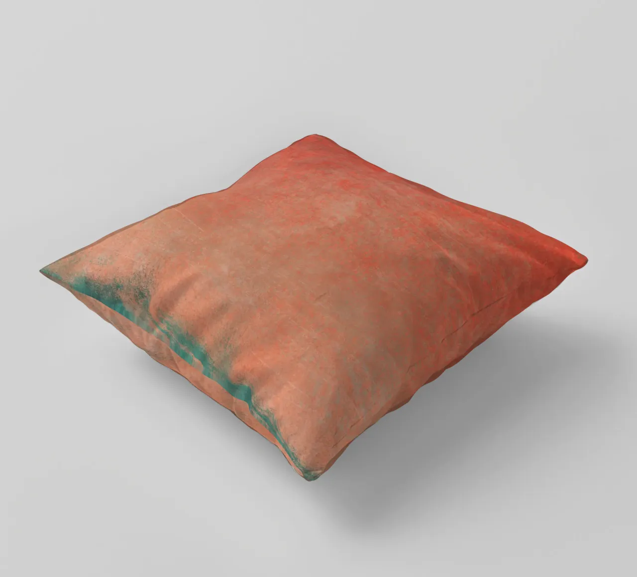 Minimal Abstract Orange Colorfield 02 cuscino da amini54