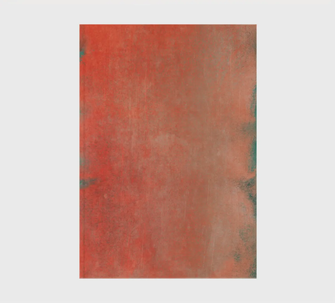 Minimal Abstract Orange Colorfield 02 notebook by amini54