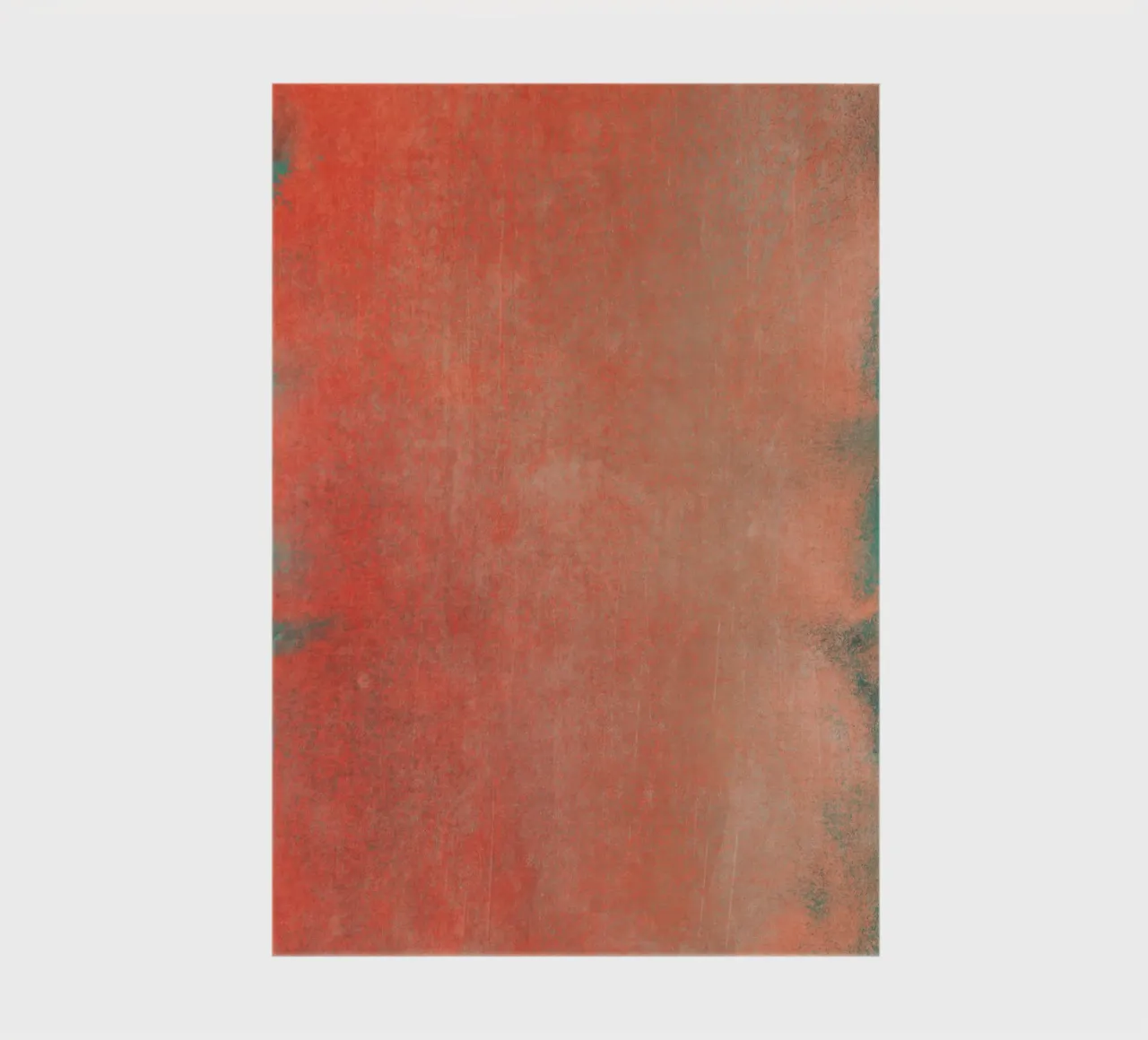 Minimal Abstract Orange Colorfield 02 notebook by amini54