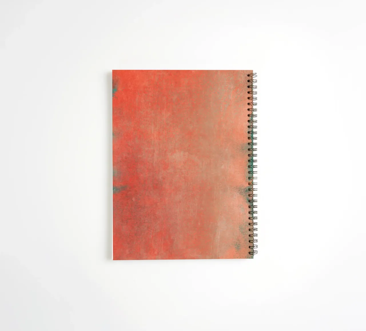 Minimal Abstract Orange Colorfield 02 spiral notebook by amini54