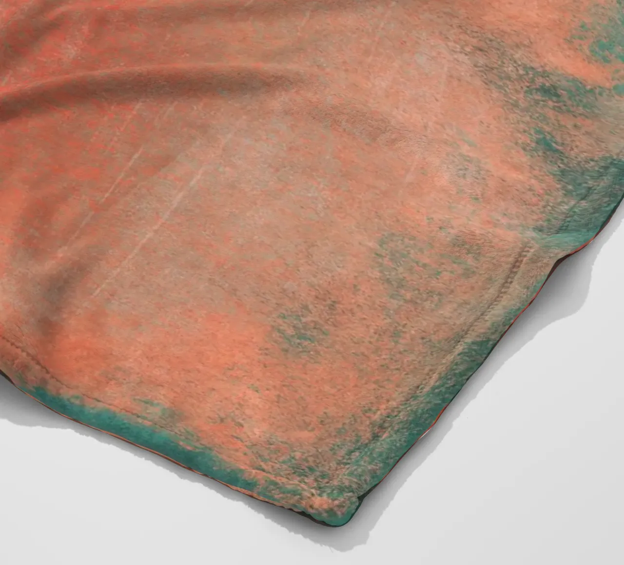 Minimal Abstract Orange Colorfield 02 coperta in pile da amini54