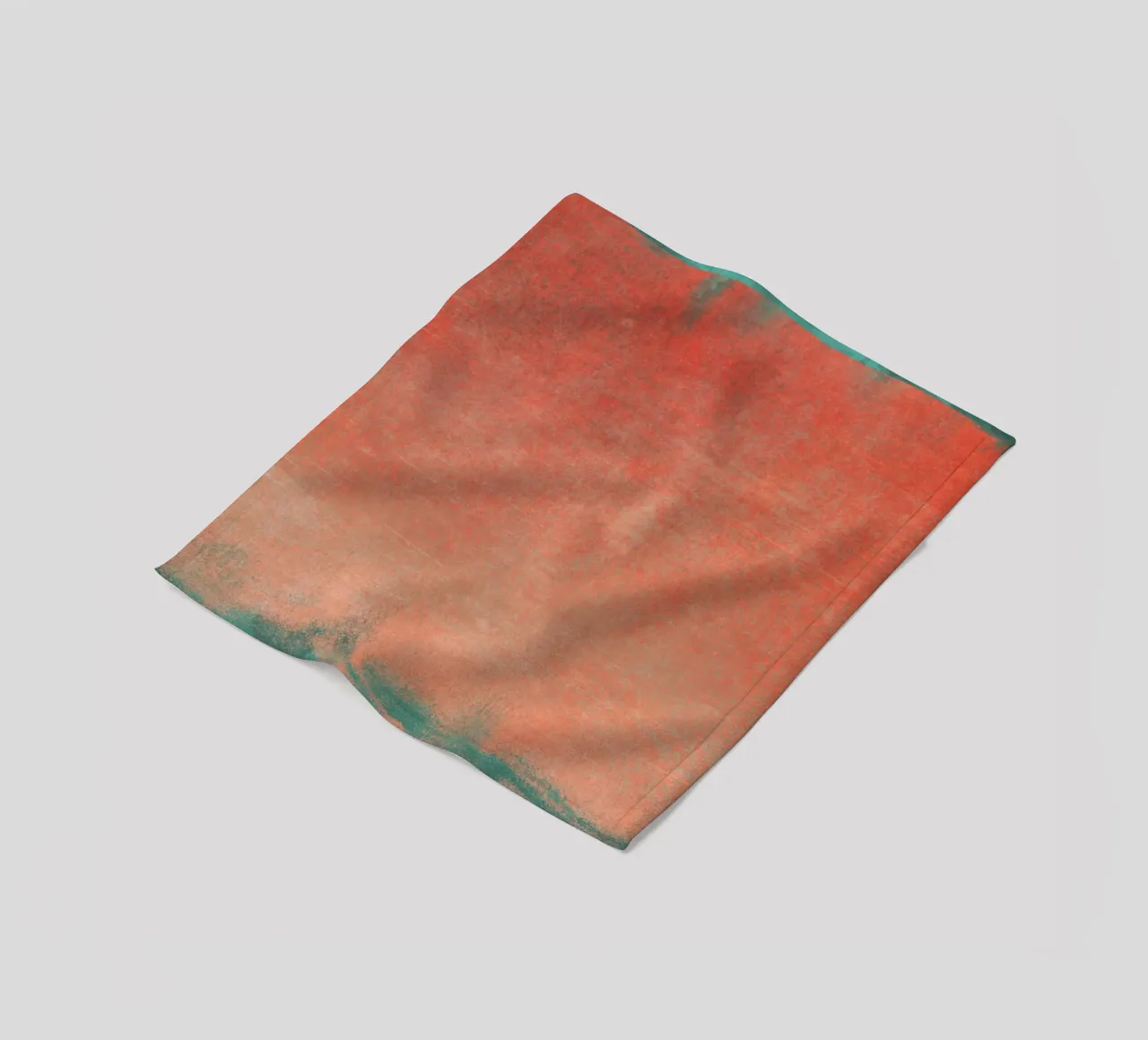 Minimal Abstract Orange Colorfield 02 coperta in pile da amini54