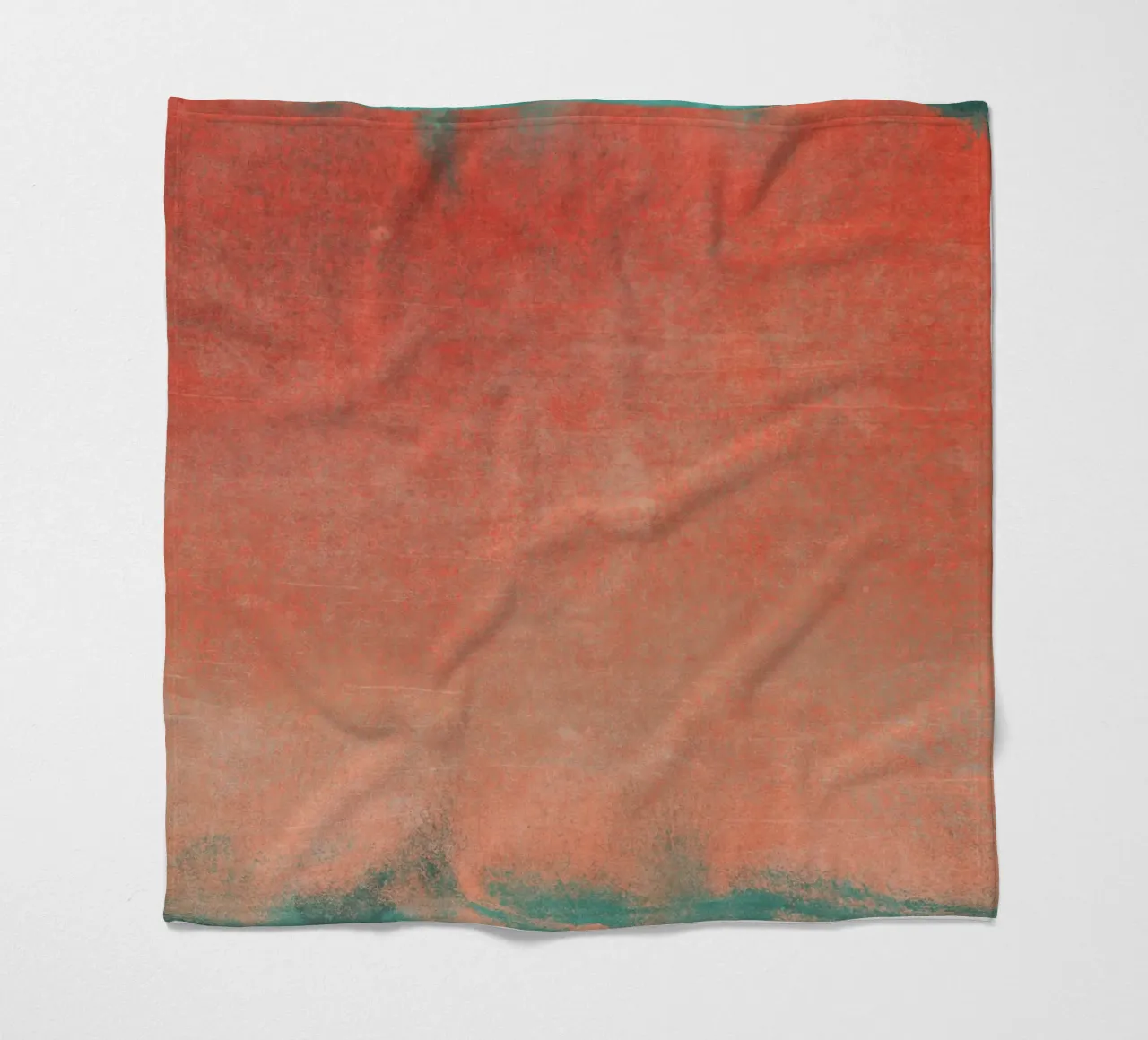 Minimal Abstract Orange Colorfield 02 coperta in pile da amini54