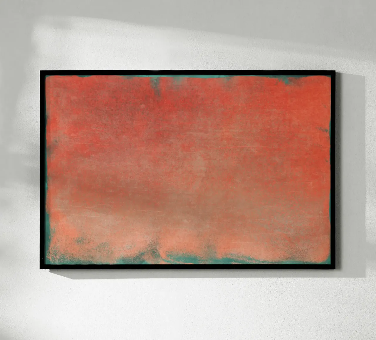 Minimal Abstract Orange Colorfield 02 poster da amini54