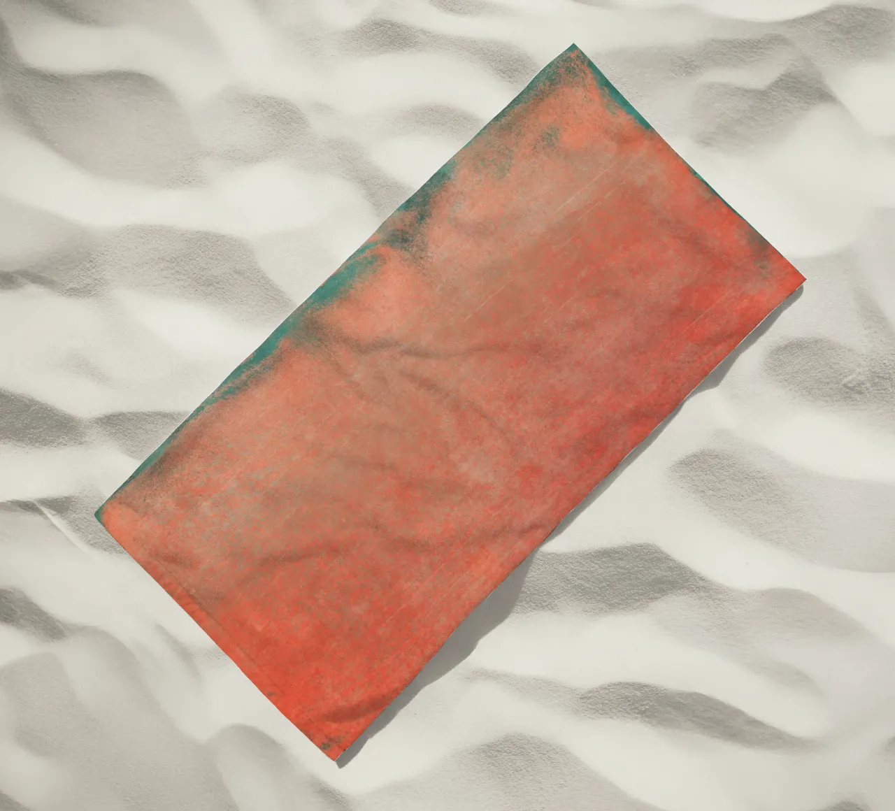 Minimal Abstract Orange Colorfield 02 telo mare da amini54