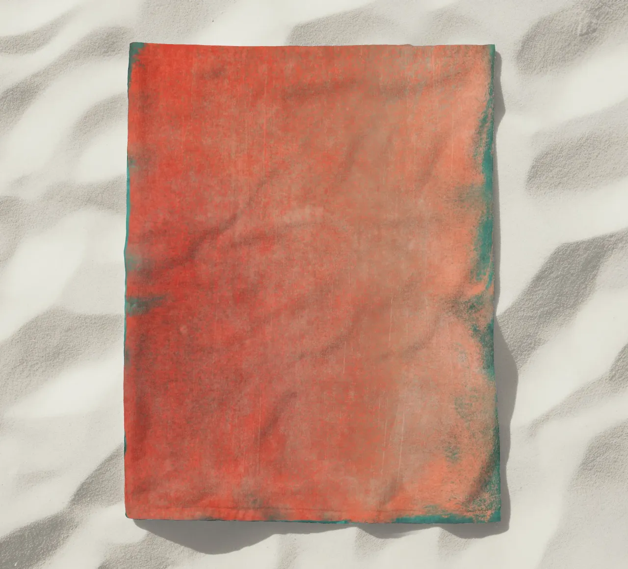 Minimal Abstract Orange Colorfield 02 telo mare da amini54