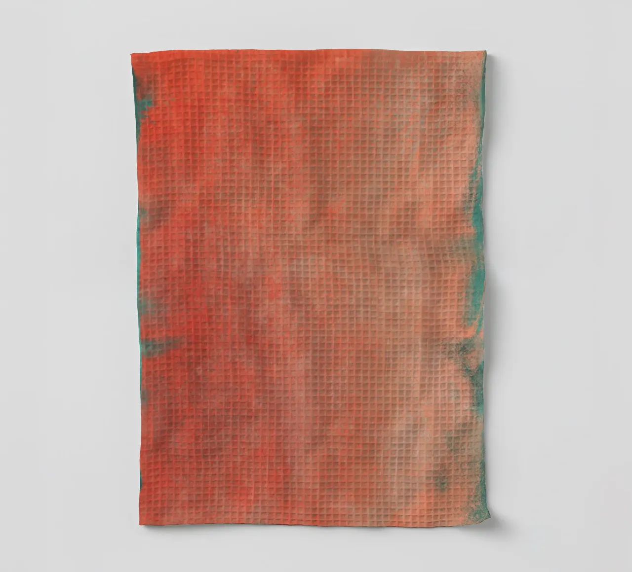 Minimal Abstract Orange Colorfield 02 canovaccio da cucina da amini54