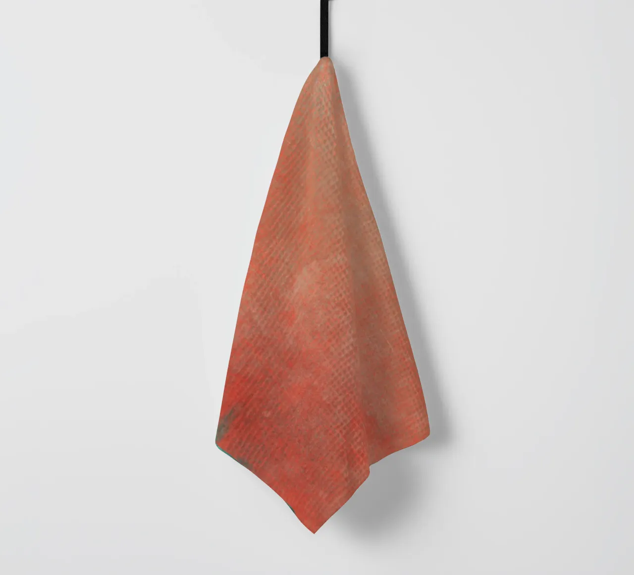 Minimal Abstract Orange Colorfield 02 canovaccio da cucina da amini54