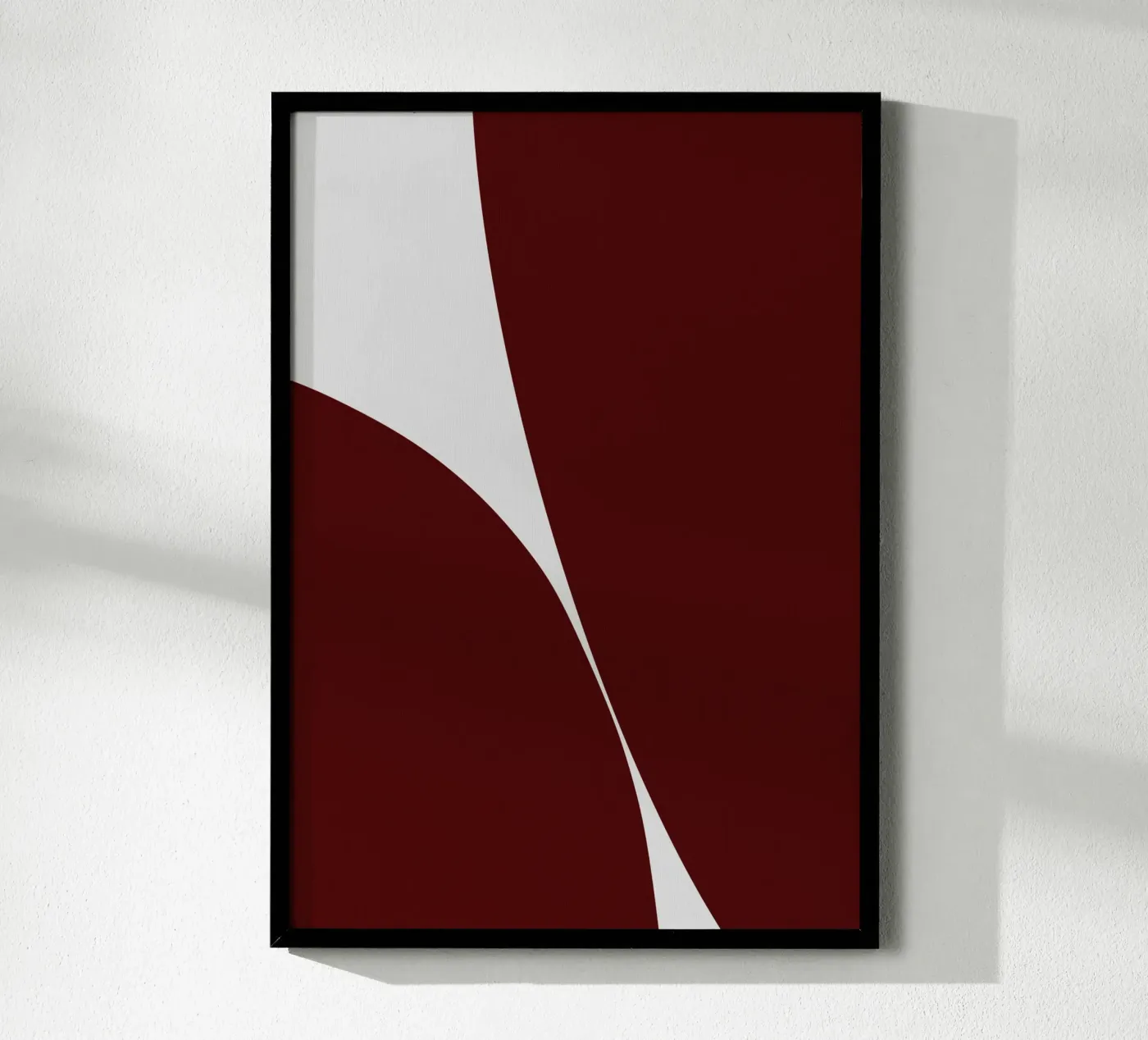 Abstract form work red 01 poster da Tida vom Weg