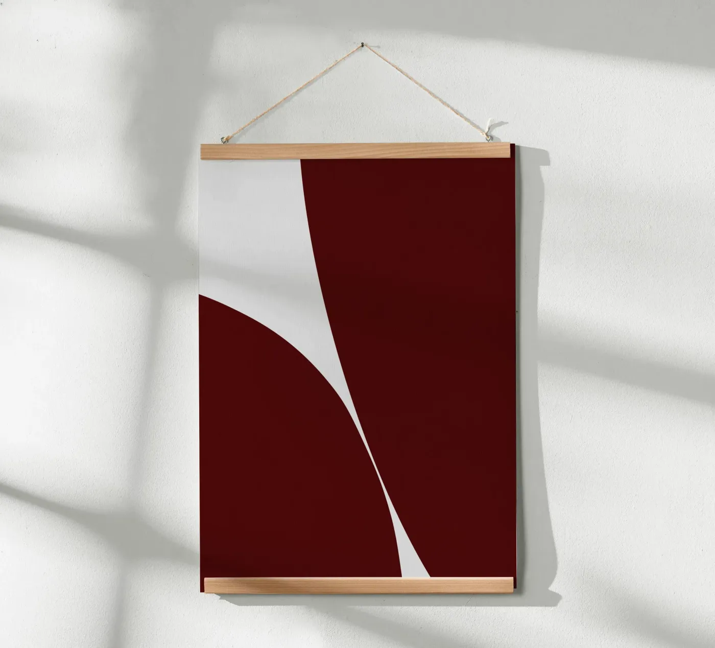 Abstract form work red 01 poster da Tida vom Weg
