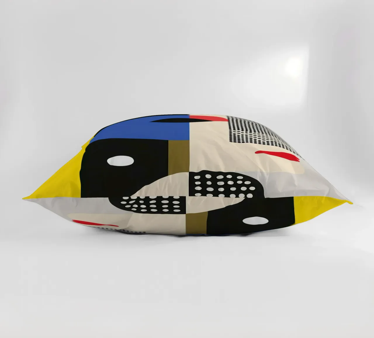 Modernist Profile in Points decorative cushion by Geometric