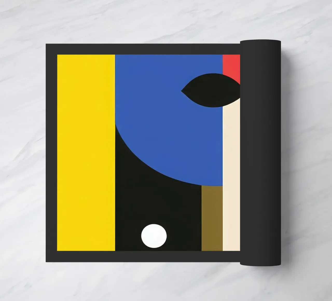 Modernist Profile in Points doormat by Geometric