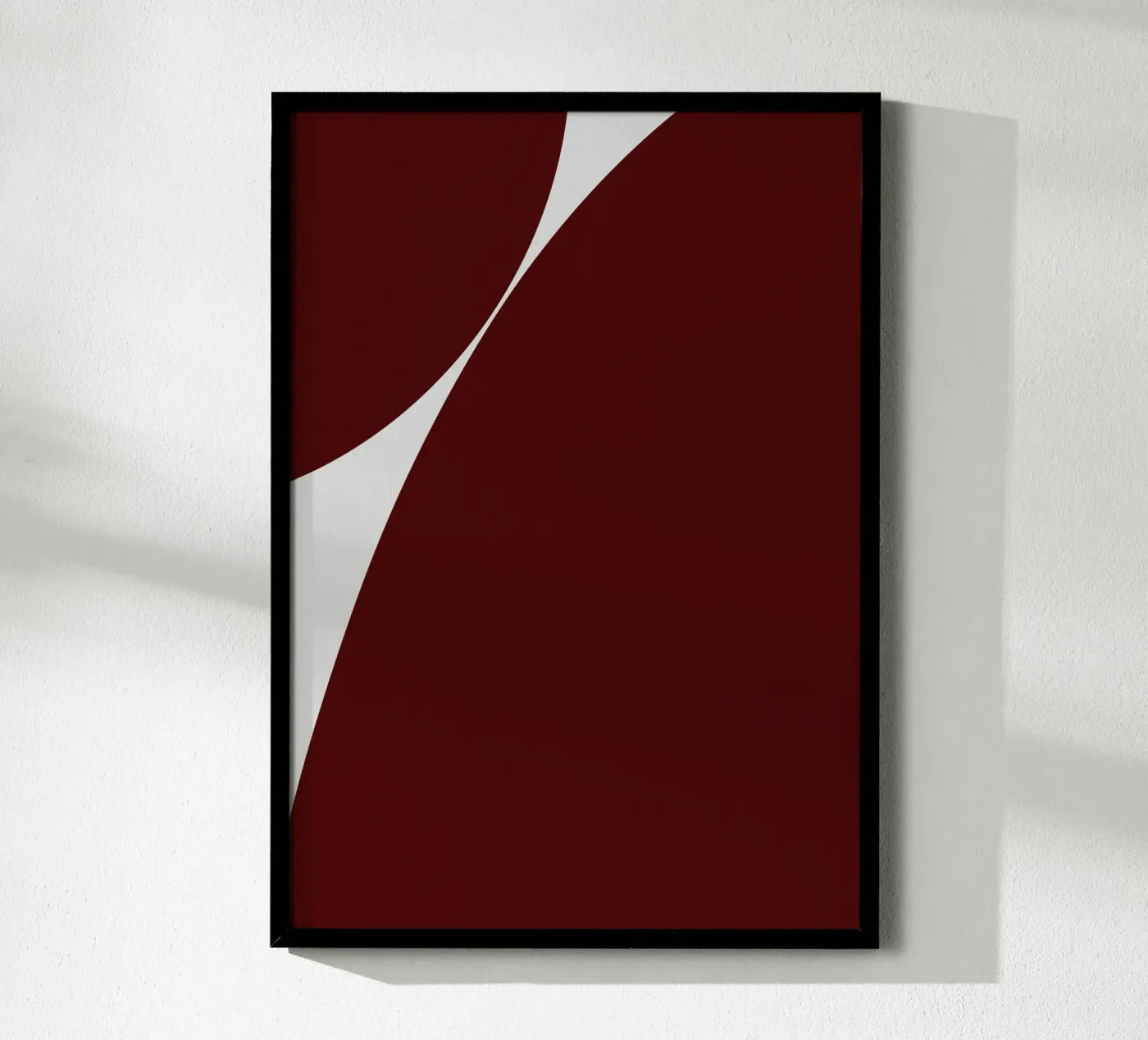 Abstract form work red 03 poster da Tida vom Weg