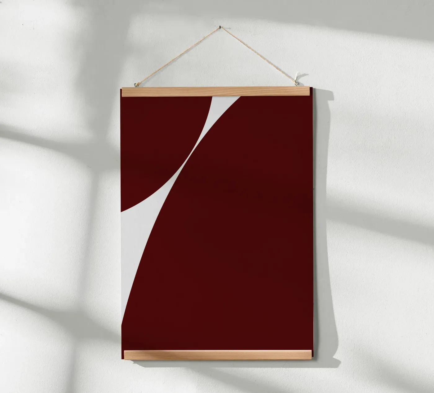 Abstract form work red 03 poster da Tida vom Weg