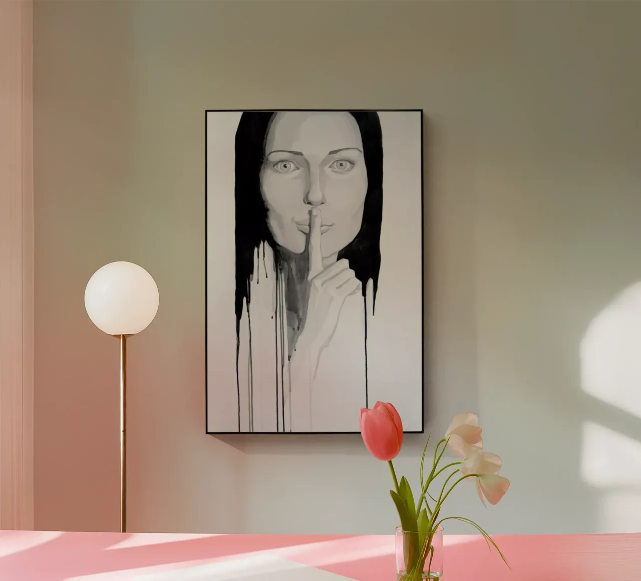 Our Secret plexiglass da Rebekka