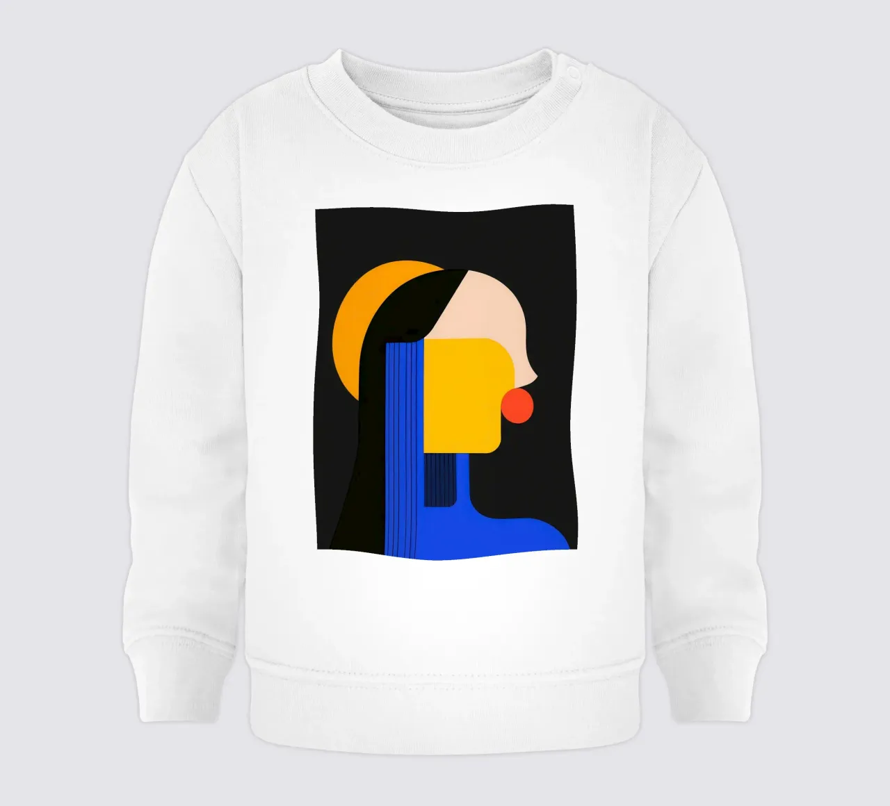 Profilo geometrico notturno felpa neonato da Geometric