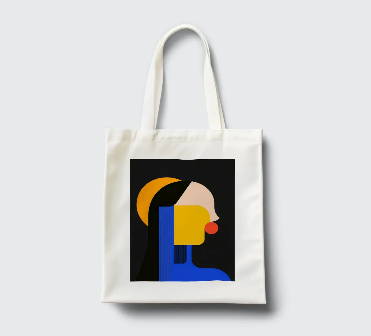 Profilo geometrico notturno borsa in juta da Geometric