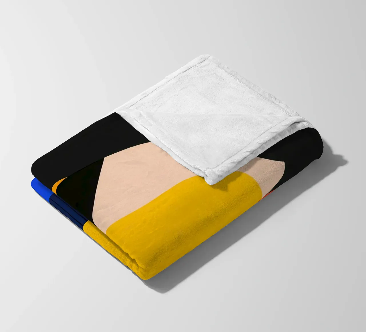 Profilo geometrico notturno coperta in pile da Geometric