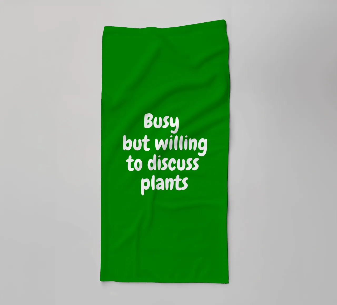 Busy but willing to discuss plants Handtuch von happieeagle