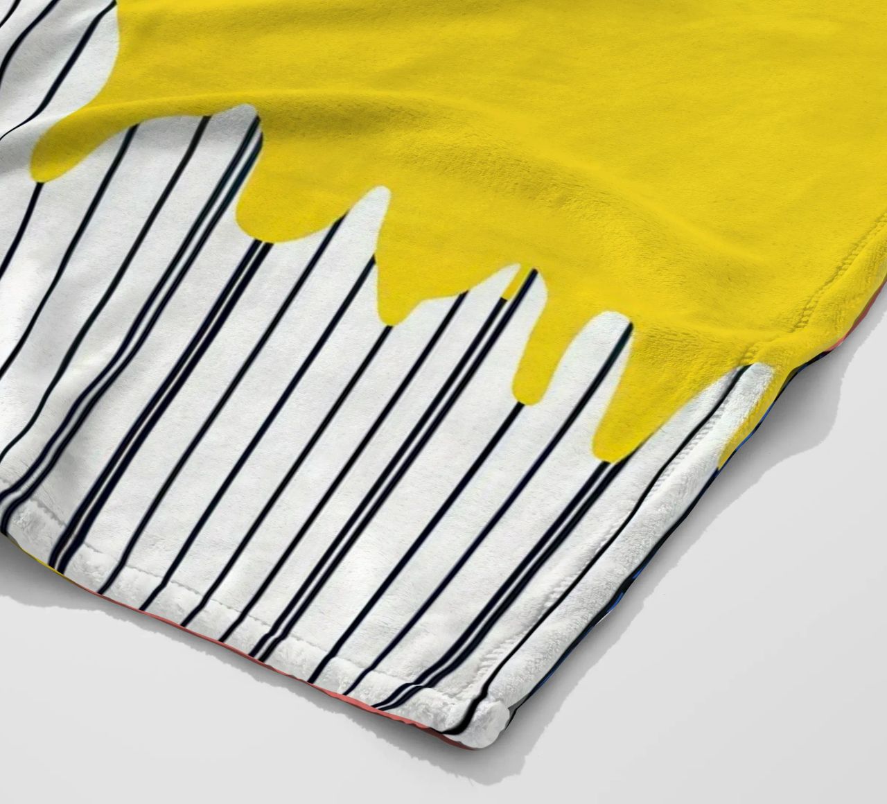 Abstract composition with dots fleece blanket by Geometric