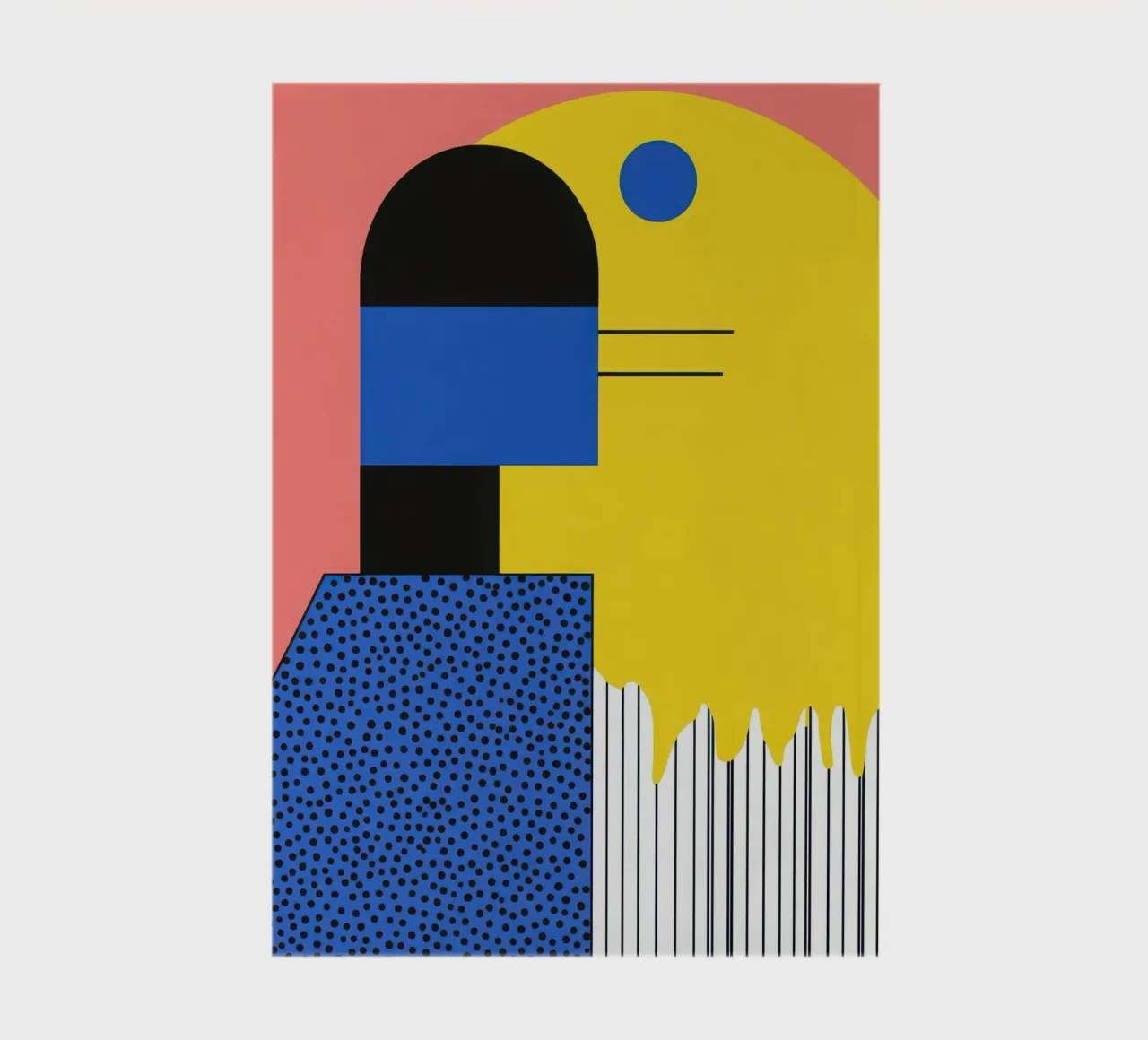 Composizione astratta con punti diario da Geometric