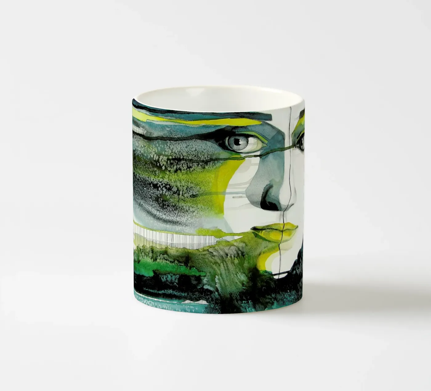 Memories ceramic mug by Rebekka